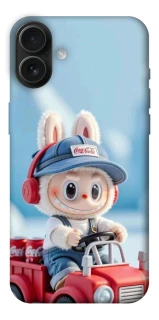 Чохол на Apple iPhone 16 Plus Labubu in the car фото 1 з 1