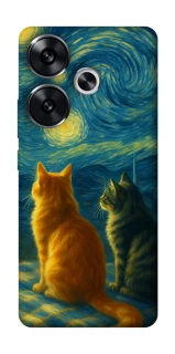 Чохол на Xiaomi Poco F6 Cats under the stars фото 1 Чохол на Xiaomi Poco F6 Cats under the stars фото 1 з 1