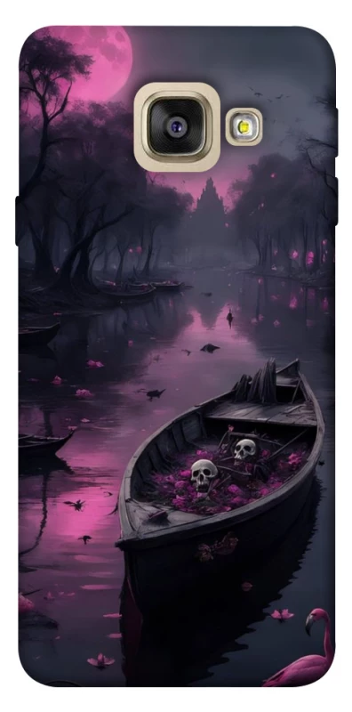 Чохол на Samsung A520 Galaxy A5 (2017) Boat and flamingo фото 1 з 1