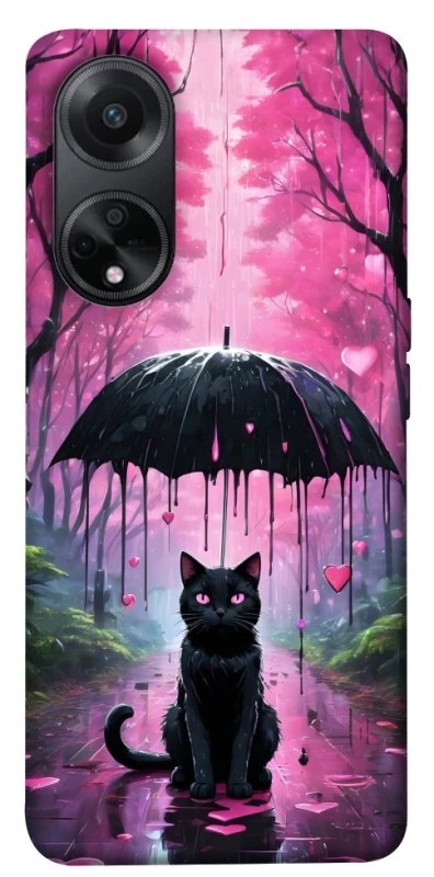 Чехол на Oppo A58 4G Black cat фото 1 из 1