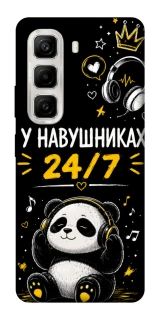 Чохол на Infinix Hot 50 4G У навушниках 24/7 фото 1 з 1