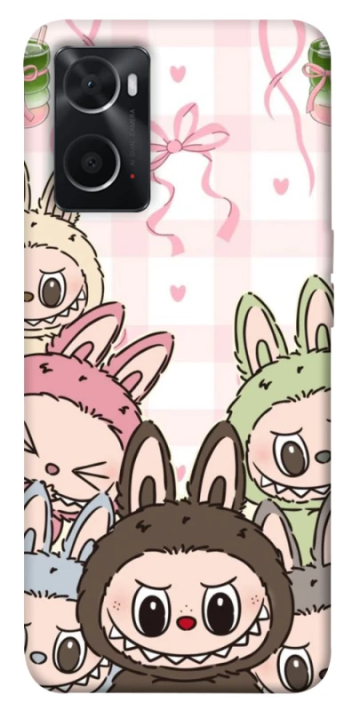 Чохол на Oppo A76 4G All Labubu 2 фото 1 з 1