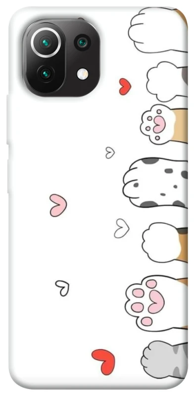 Чехол на Xiaomi Mi 11 Lite Paws фото 1 из 1
