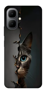 Чохол на Infinix Smart 10 Кіт-підглядач v2 фото 1 з 1