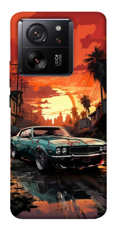Чехол на Xiaomi 13T Car at sunset фото 1 из 1