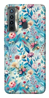Чехол на TECNO Camon 17 Floral design ver.5 фото 1 из 1