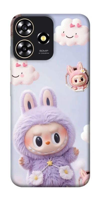 Чохол на ZTE Blade A73 4G Labubu & clouds фото 1 з 1