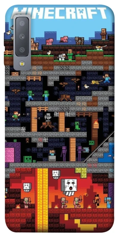 Чохол на Samsung A750 Galaxy A7 (2018) Minecraft фото 1 з 1