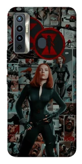 Чехол на TECNO Camon 17 Black Widow фото 1 из 1