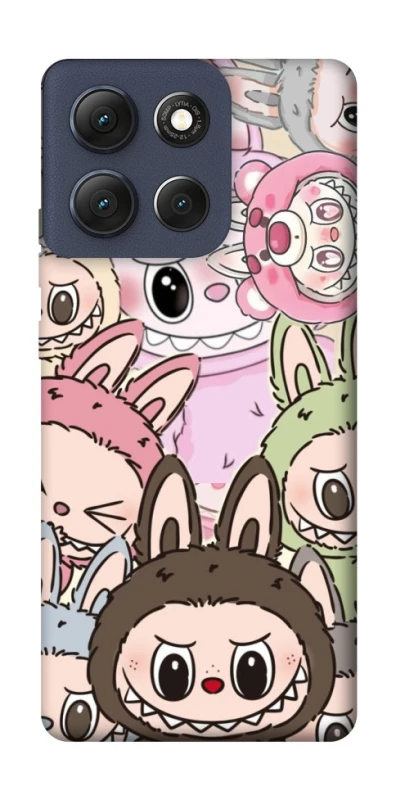 Чохол на Motorola Moto G86 All Labubu 3 фото 1 з 1