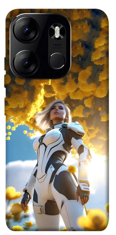 Чохол на Tecno Spark Go 2023 Cyber space girl ver.3 фото 1 з 1