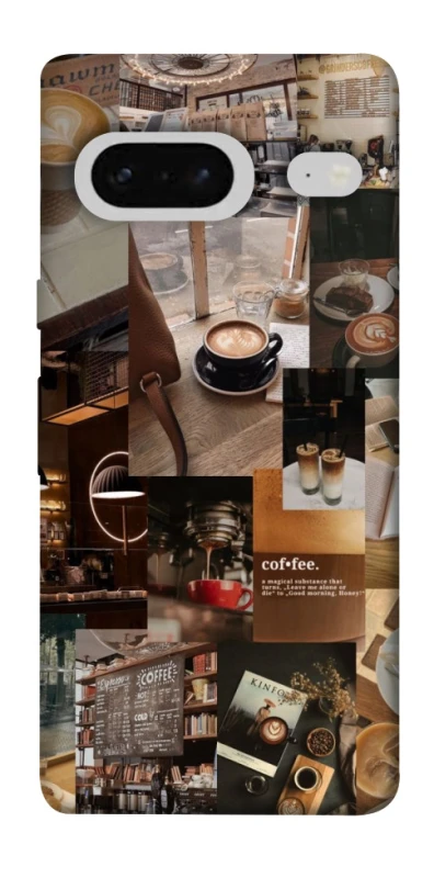 Чехол на Google Pixel 7 Coffee collage ver.2 фото 1 из 1