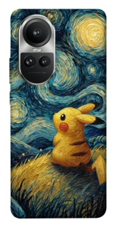 Чохол на Oppo Reno 10 Pikachu and Van Gogh фото 1 з 1