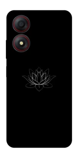 Чохол на ZTE Blade A34 4G Black Lotus фото 1 Чохол на ZTE Blade A34 4G Black Lotus фото 1 з 1