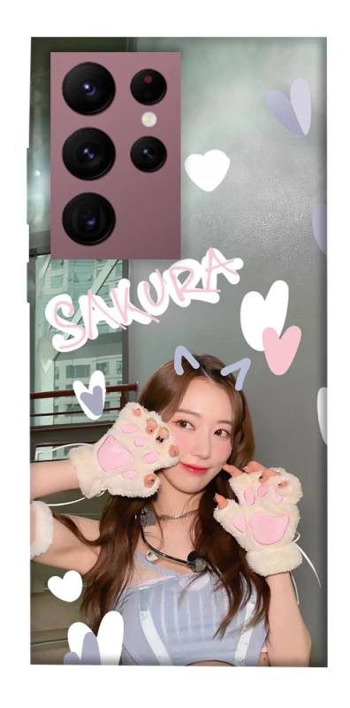 Чохол на Samsung Galaxy S22 Ultra Sakura - LE SSERAFIM фото 1 з 1