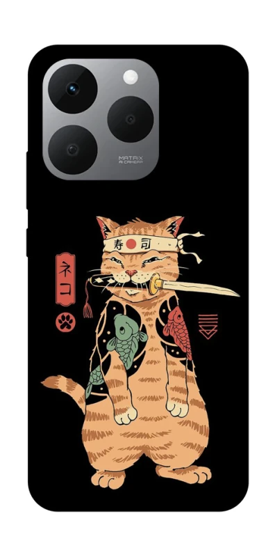 Чохол на Realme 15T Кіт-самурай фото 1 з 1
