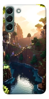 Чехол на Samsung Galaxy S22+ Minecraft sunset фото 1 из 1