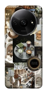 Чехол на Xiaomi Redmi A3 Coffee collage ver.4 фото 1 из 1