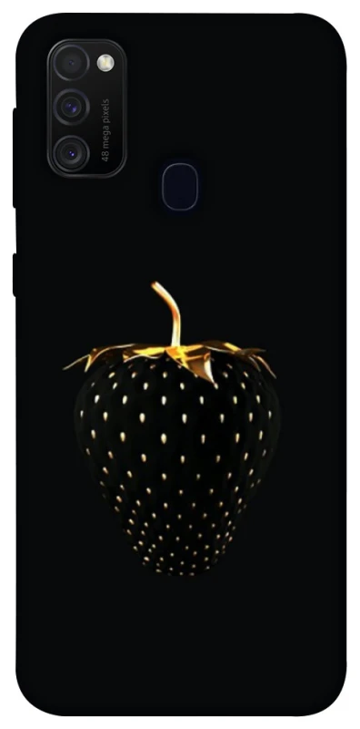 Чохол на Samsung Galaxy M21 Чорна полуниця фото 1 з 1