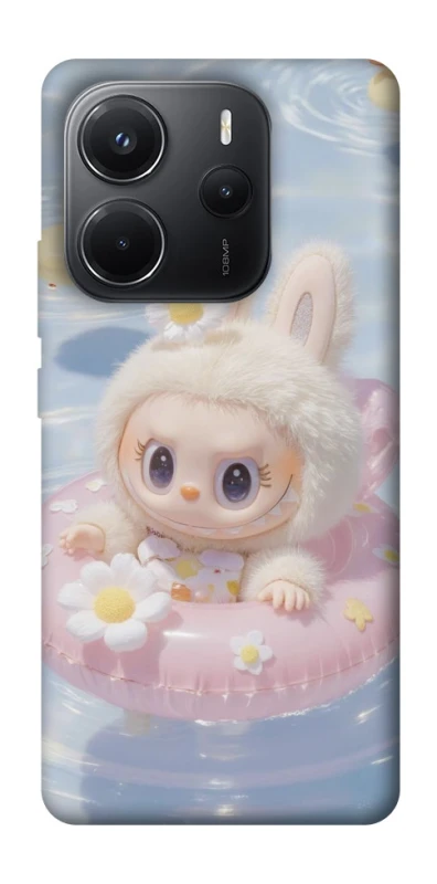 Чохол на Xiaomi Redmi Note 14 4G (Int. version) Labubu swimming фото 1 з 1