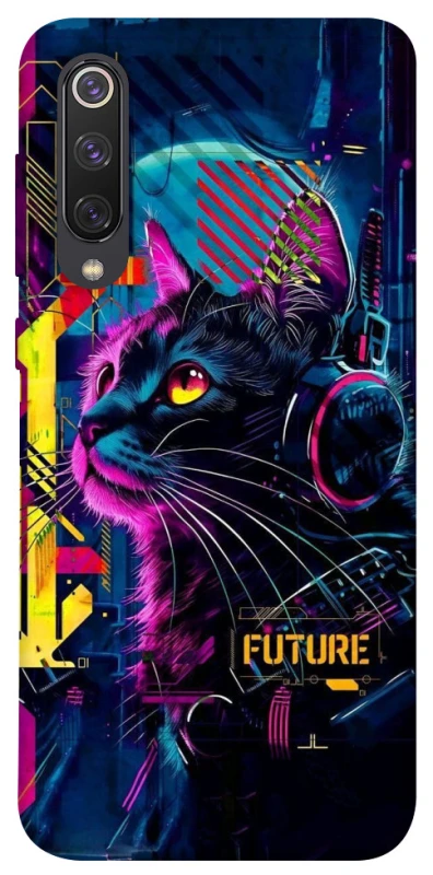 Чехол на Xiaomi Mi 9 SE Cyber Cat v2 фото 1 из 1