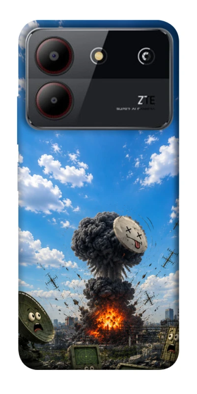 Чехол на ZTE Blade A54 4G Moscow never sleeps ver.6 фото 1 из 1