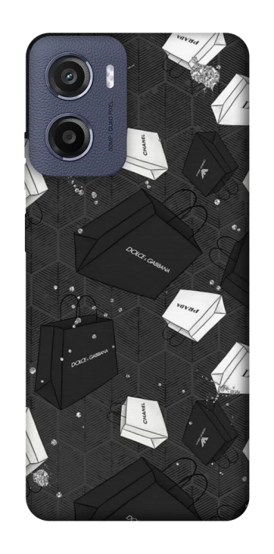 Чехол на Motorola Moto E15 Fashion collage ver.3 фото 1 из 1