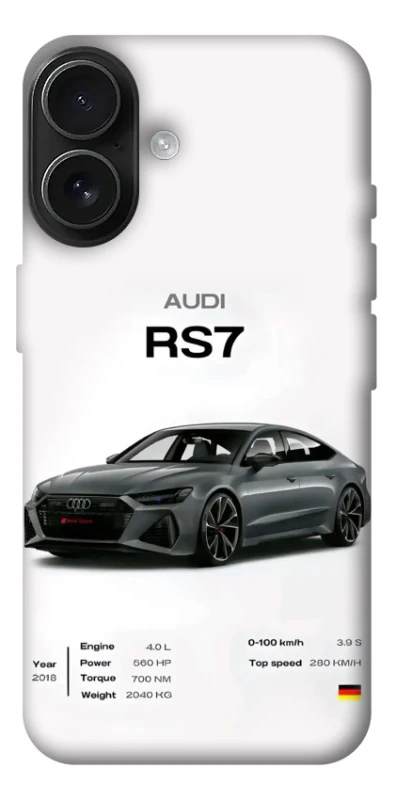 Чехол на Apple iPhone 17 (6.3") Audi RS7 фото 1 из 1
