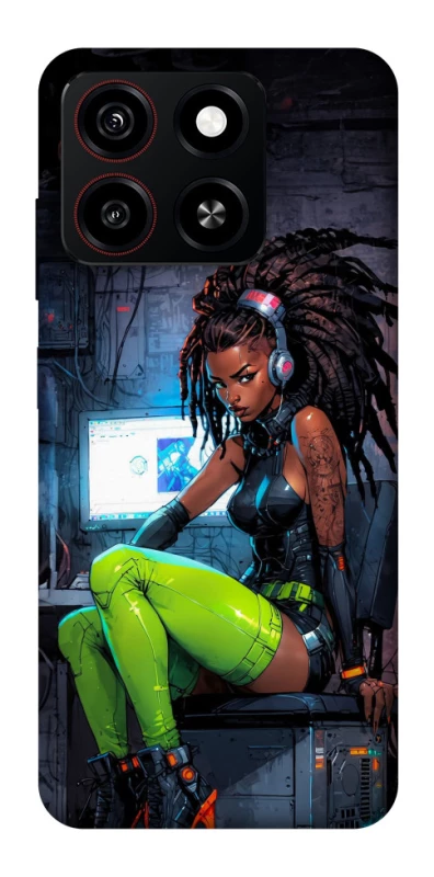 Чехол на ZTE Blade A35 4G Cyber girl фото 1 из 1