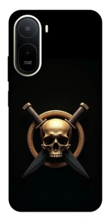 Чохол на Xiaomi Redmi A7 Pro 4G Golden Skull фото 1 з 2