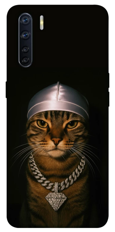 Чохол на Oppo A91 Cat in Bling фото 1 з 1