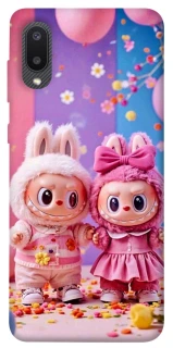 Чехол на Samsung Galaxy A02 Labubu twins ver.2 фото 1 из 1