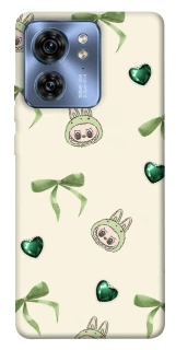 Чохол на Motorola Edge 40 Labubu Green Heart фото 1 з 1