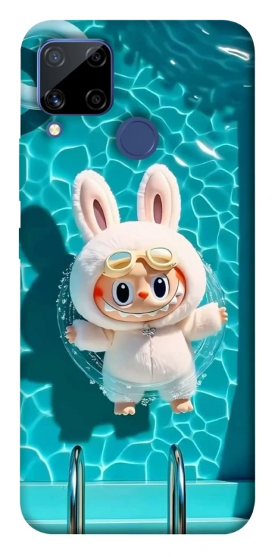 Чохол на Realme C15 Labubu in the pool ver.2 фото 1 з 1