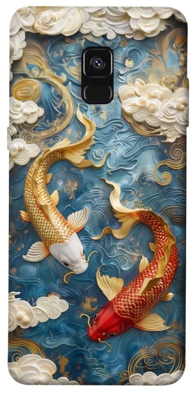 Чехол на Samsung A530 Galaxy A8 (2018) Koi carp фото 1 из 1