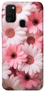 Чехол на Samsung Galaxy M21 Розовые цветы v2 фото 1 из 1