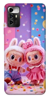 Чехол на ZTE Blade A72 Labubu twins ver.3 фото 1 из 1
