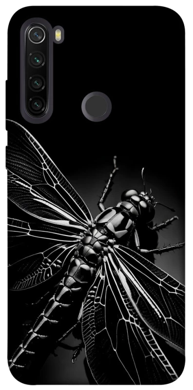 Чехол на Xiaomi Redmi Note 8T Black dragonfly фото 1 из 1