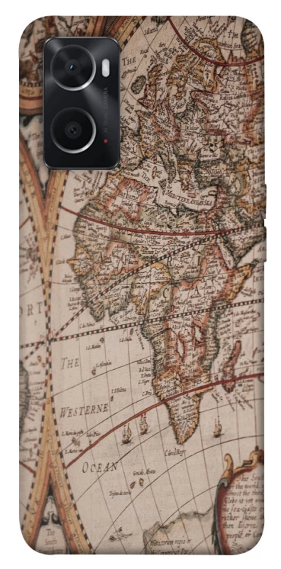 Чехол на Oppo A76 4G Карта путешествий фото 1 из 1