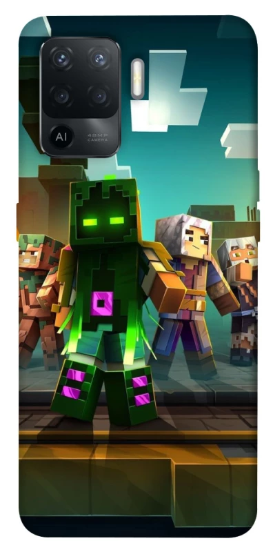 Чехол на Oppo Reno 5 Lite Minecraft dungeon фото 1 из 1