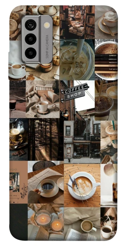 Чохол на Nokia G22 Coffee collage ver.3 фото 1 з 1