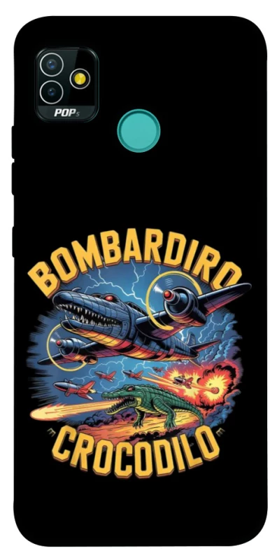 Чохол на TECNO POP 5 Bombardino Crocodilo v2 фото 1 з 1