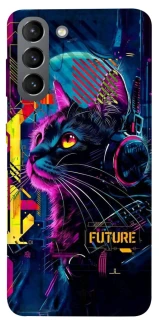 Чехол на Samsung Galaxy S21 Cyber Cat v2 фото 1 из 1