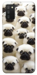 Чехол на Samsung Galaxy A03s Doggy Pug Love фото 1 из 1