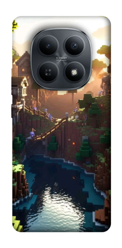 Чехол на Xiaomi Redmi Note 15 4G/5G (EU) Minecraft sunset фото 1 из 1