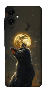 Чохол на Samsung Galaxy A07 Кіт під місяцем v2 фото 1 з 1