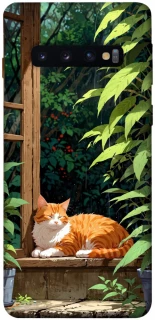 Чохол на Samsung Galaxy S10 red cat фото 1 з 1