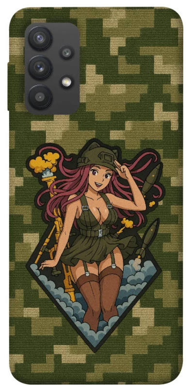 Чохол на Samsung Galaxy A32 (A325F) 4G Military Waifu фото 1 з 1