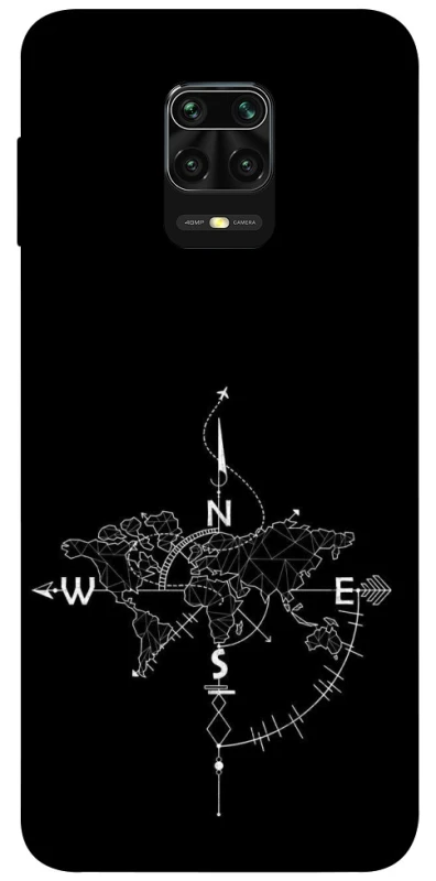 Чехол на Xiaomi Redmi Note 9s / Note 9 Pro / Note 9 Pro Max Travel Map фото 1 из 1