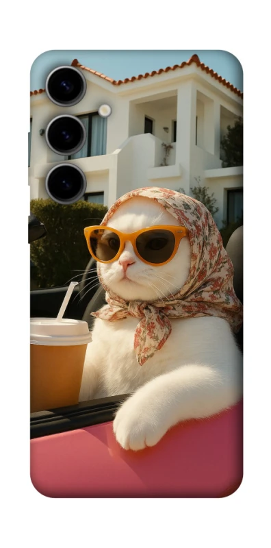 Чехол на Samsung Galaxy S25 FE Stylish Cat Cruise фото 1 Чехол на Samsung Galaxy S25 FE Stylish Cat Cruise фото 1 из 1